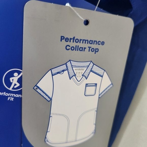 Scrubstar Royal Blue Short Sleeve Tee Casual Essential - Picture 5 of 7